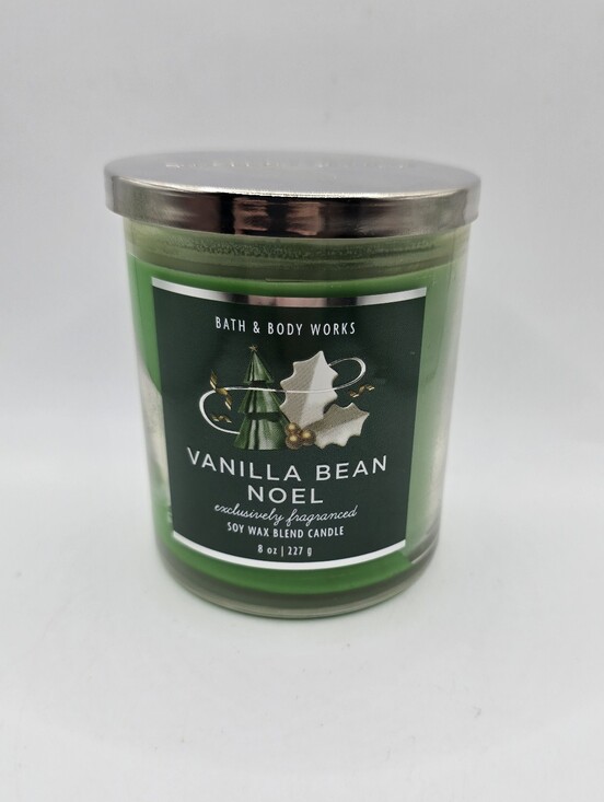 Bath & Body Works Other - Bath & Body Works Vanilla Bean Noel Single Wick Candle Soy Wax Blend Exclusive